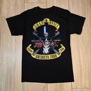 Guns N Roses Not In This Lifetime Tour Shirt 2016 Black Graphic Tee Men M